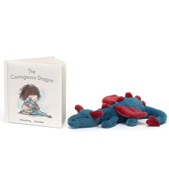 Jellycat Little Dexter Dragon - Picture 2 of 4